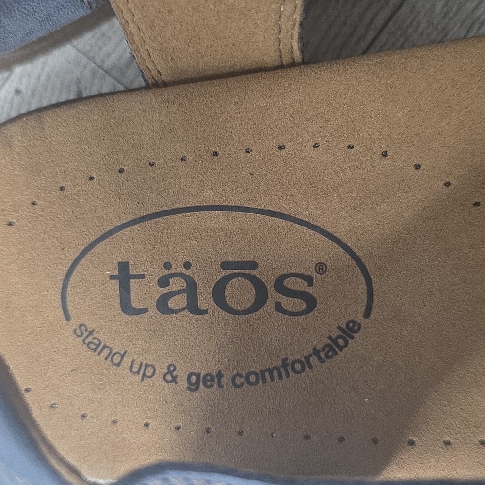 Taos Footwear Slate Blue Sandals - Picture 2 of 4